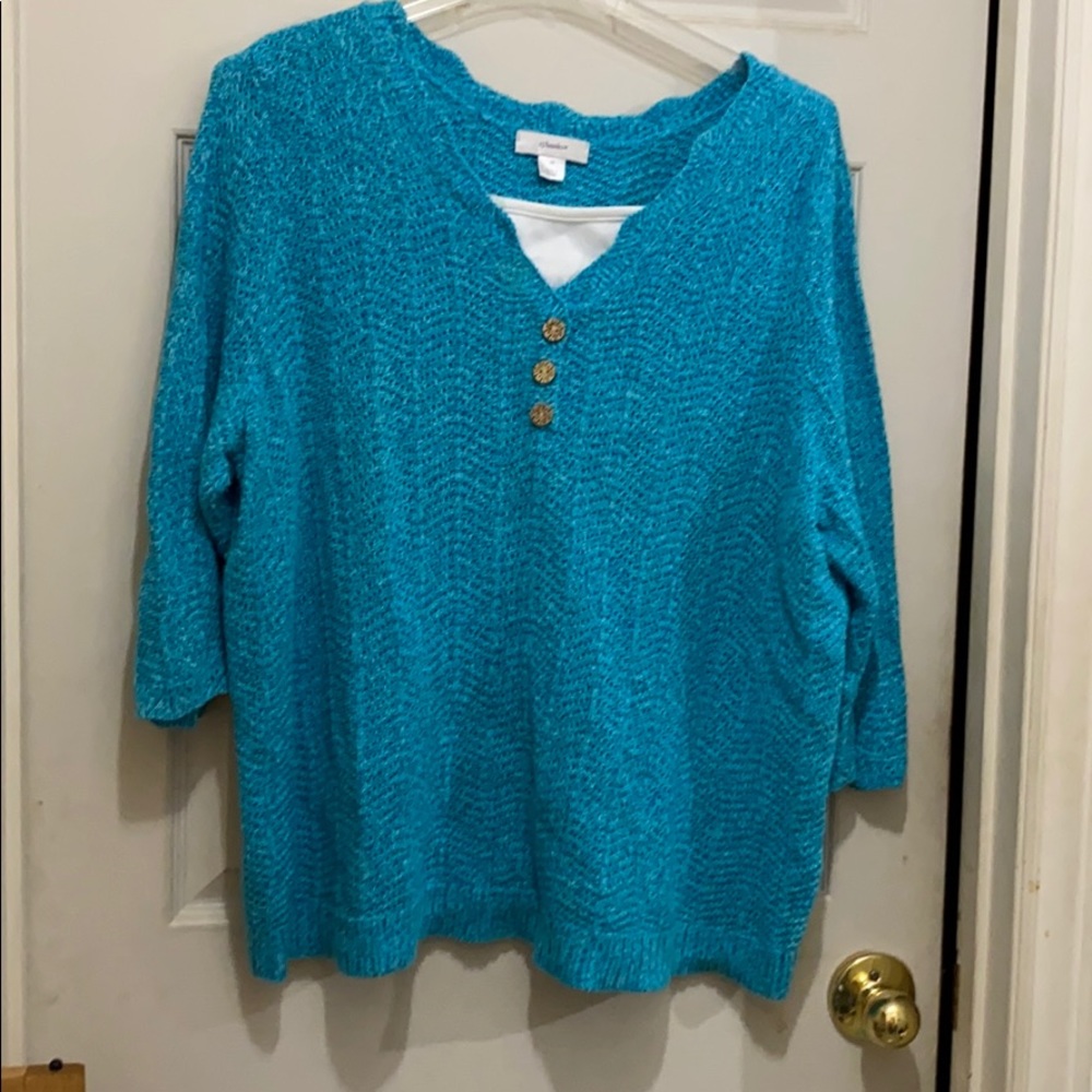 CJ Banks Twofer Sweater